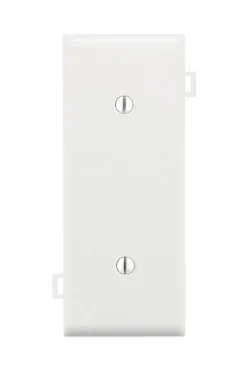 Leviton White 1 gang Thermoplastic Nylon Blank Wall Plate 1 pk