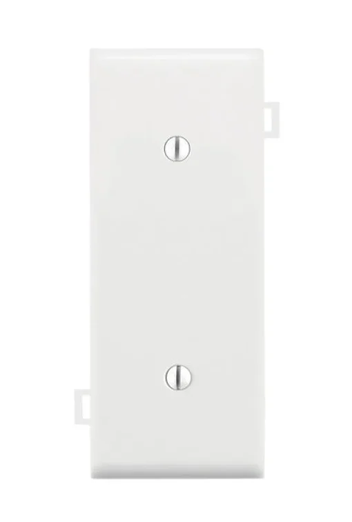 Leviton White 1 gang Thermoplastic Nylon Blank Wall Plate 1 pk