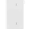 Leviton White 1 gang Thermoplastic Nylon Blank Wall Plate 1 pk