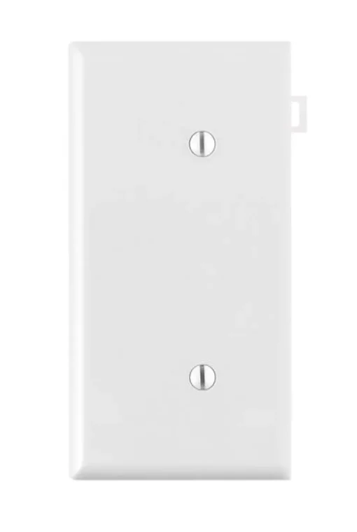Leviton White 1 gang Thermoplastic Nylon Blank Wall Plate 1 pk