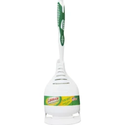 Libman 3 in. W Hard Bristle 12 in. Plastic/Rubber Handle Brush and Caddy
