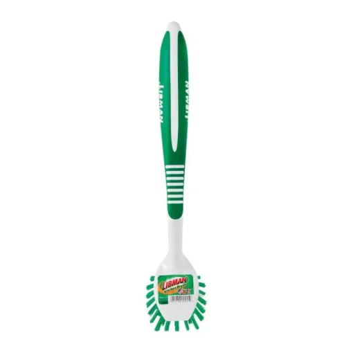 Libman 3 in. W Hard Bristle 8 in. Plastic/Rubber Handle Kitchen Brush
