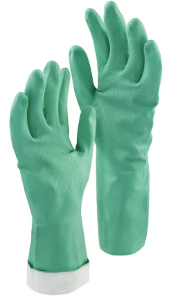 Libman 1318 Medium Turquoise Heavy Duty Latex-Free Nitrile Gloves
