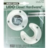 Lido 1-5/16 in. D Powder Coated Steel Closet Flange Set
