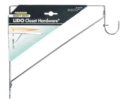 Lido 10-1/2 in. H X 1 in. W X 11 in. L Chrome Shelf Divider