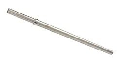 Lido 72 in. L X 1-3/8 in. D Adjustable Brushed Stainless Steel Closet Rod