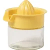Lifetime 5-1/4 in. W x 5-1/2 in. L Clear/Yellow Glass/Plastic Manual Juice Press (Pack of 6)