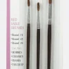 Linzer No. 1, 3, 5 W Round Artist Paint Brush Set (Pack of 12)