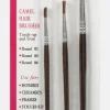 Linzer No. 2, 4, 6 W Round Artist Paint Brush Set (Pack of 12)
