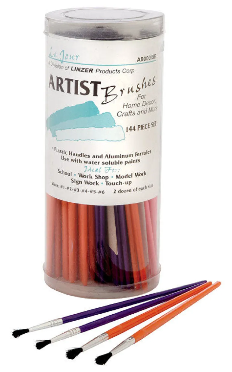 Linzer No. 1/2/3/4/5 in. Assorted Artist Paint Brush Set