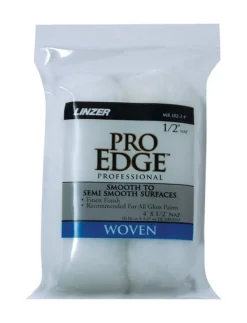 Linzer Pro Edge Woven 4 in. W X 1/2 in. Mini Paint Roller Cover 2 pk