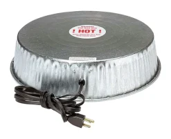 Little Giant Gray Metal Electric Fount Heater Base 3-1/2 H x 16-1/2 W x 16-1/2 D in. for Poultry