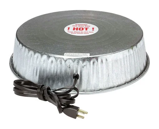 Little Giant Gray Metal Electric Fount Heater Base 3-1/2 H x 16-1/2 W x 16-1/2 D in. for Poultry