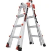 Little Giant Velocity 17 ft. H Aluminum Telescoping Multi-Position Ladder Type IA 300 lb. capacity
