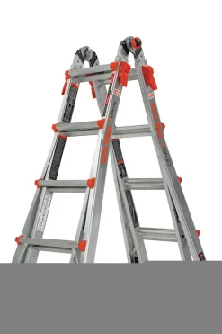 Little Giant Velocity 17 ft. H Aluminum Telescoping Multi-Position Ladder Type IA 300 lb. capacity