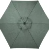 Living Accents 9 ft. Tiltable Gray Patio Umbrella