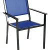 Living Accents 1 pc. Black Aluminum Frame Chair