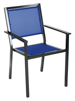 Living Accents 1 pc. Black Aluminum Frame Chair