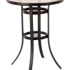 Living Accents Balcony Heritage Round Brown Table
