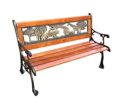 Living Accents Children's Bench Cast Iron 20 in. H x 15 in. L x 32.6 in. D