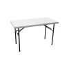 Living Accents 24 in. W X 48 in. L Rectangular Folding Table