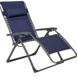 Living Accents Navy Blue Zero Gravity Chair