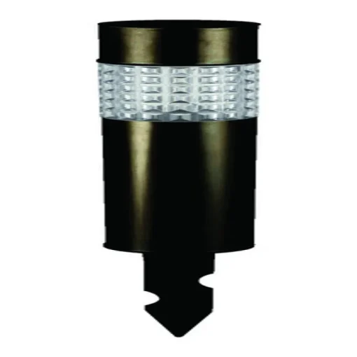 Living Accents Black Solar Powered LED Bollard Light (Pack of 15)