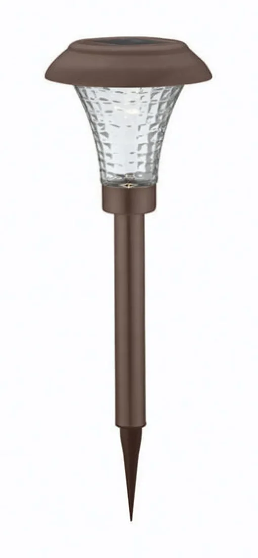 Living Accents Bronze Solar Powered Pathway Light 4 pk (Pack of 4)