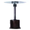 Living Accents Bronze Steel 48000 BTU Propane Free Standing Patio Heater 91 H x 32.3 W x 32.3 D in.