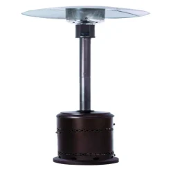 Living Accents Bronze Steel 48000 BTU Propane Free Standing Patio Heater 91 H x 32.3 W x 32.3 D in.