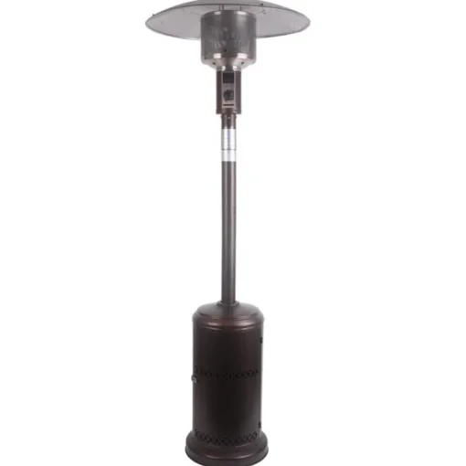 Living Accents Bronze Steel 48000 BTU Propane Free Standing Patio Heater 91 H x 32.3 W x 32.3 D in.
