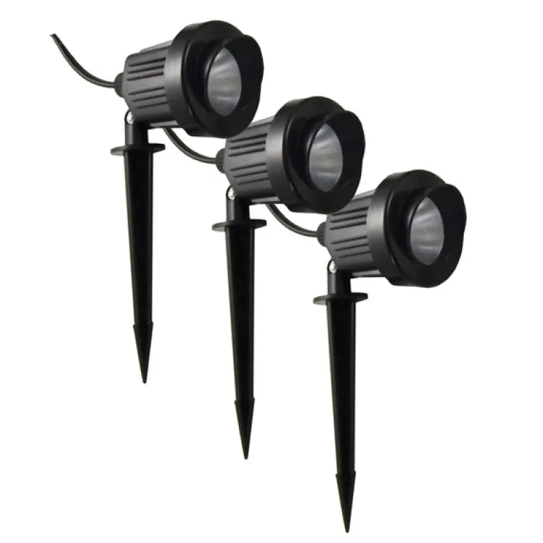 Living Accents Low Voltage 4.5 W LED Pathway Light and Spot Light Kit 3 pk