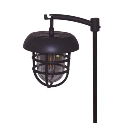 Living Accents Oil Rubbed Bronze Solar Powered LED Shepherd Hook Light 1 pk