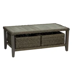 Living Accents Rochdale Brown Rectangular Stone Coffee Table