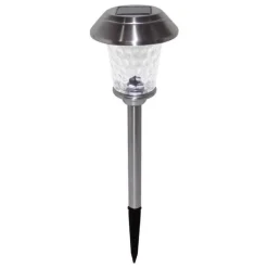 Living Accents Silver Solar Powered LED Pathway Light (Pack of 9)