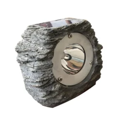 Living Accents Solar Powered LED Rock Spotlight 1 pk