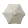 Living Accents Umbrella 1-1/2" D Polyester Natural Color