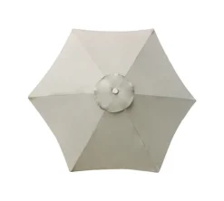 Living Accents Umbrella 1-1/2" D Polyester Natural Color