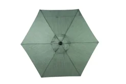 Living Accents Woodridge 9 ft. Tiltable Brown Patio Umbrella