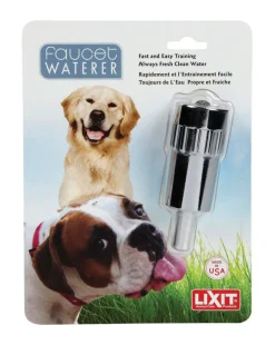 Lixit Metal Faucet Waterer For Dogs