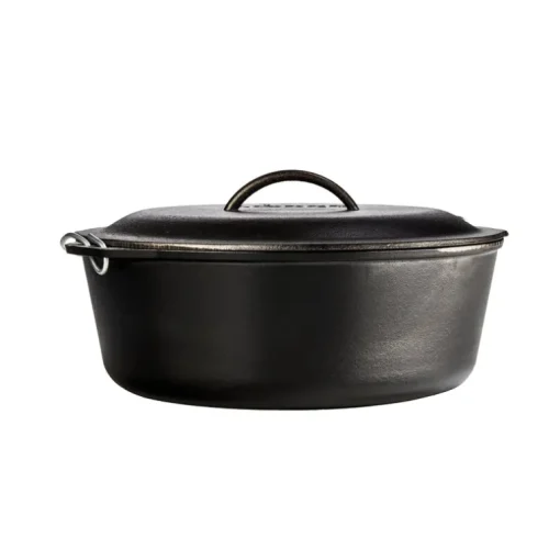 Lodge Logic Cast Iron Dutch Oven 12.875 in. 9 qt Black