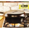 Lodge Logic Cast Iron Skillet Set 10 in. 3.2 qt Black