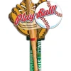 Lucky Line Products Key Shapes Baseball House Key Blank Double sided For Kwikset KW1/11 (Pack of 5)
