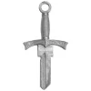 Lucky Line Silver Metal Double sided House Sword KW1 Key Blank (Pack of 5)
