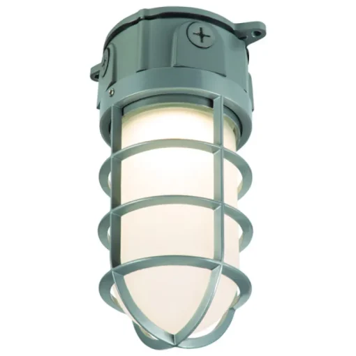 Lumark Vaportight Switch Hardwired LED Gray Area Light