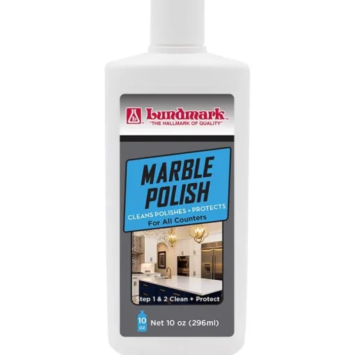 Lundmark Clean Scent Premium Quality Polish Liquid 10 oz. for Marble/Granite/Stone