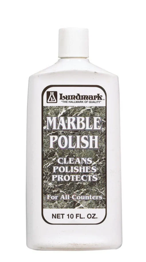 Lundmark Clean Scent Premium Quality Polish Liquid 10 oz. for Marble/Granite/Stone