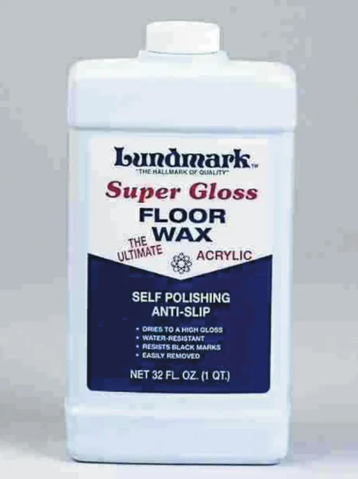 Lundmark Super Gloss Anti-Slip Floor Wax Liquid 32 oz