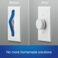 Lutron Aurora White Rotary Dimmer Switch 1 pk