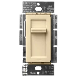 Lutron Lumea Ivory 150 W Slide Dimmer Switch 1 pk